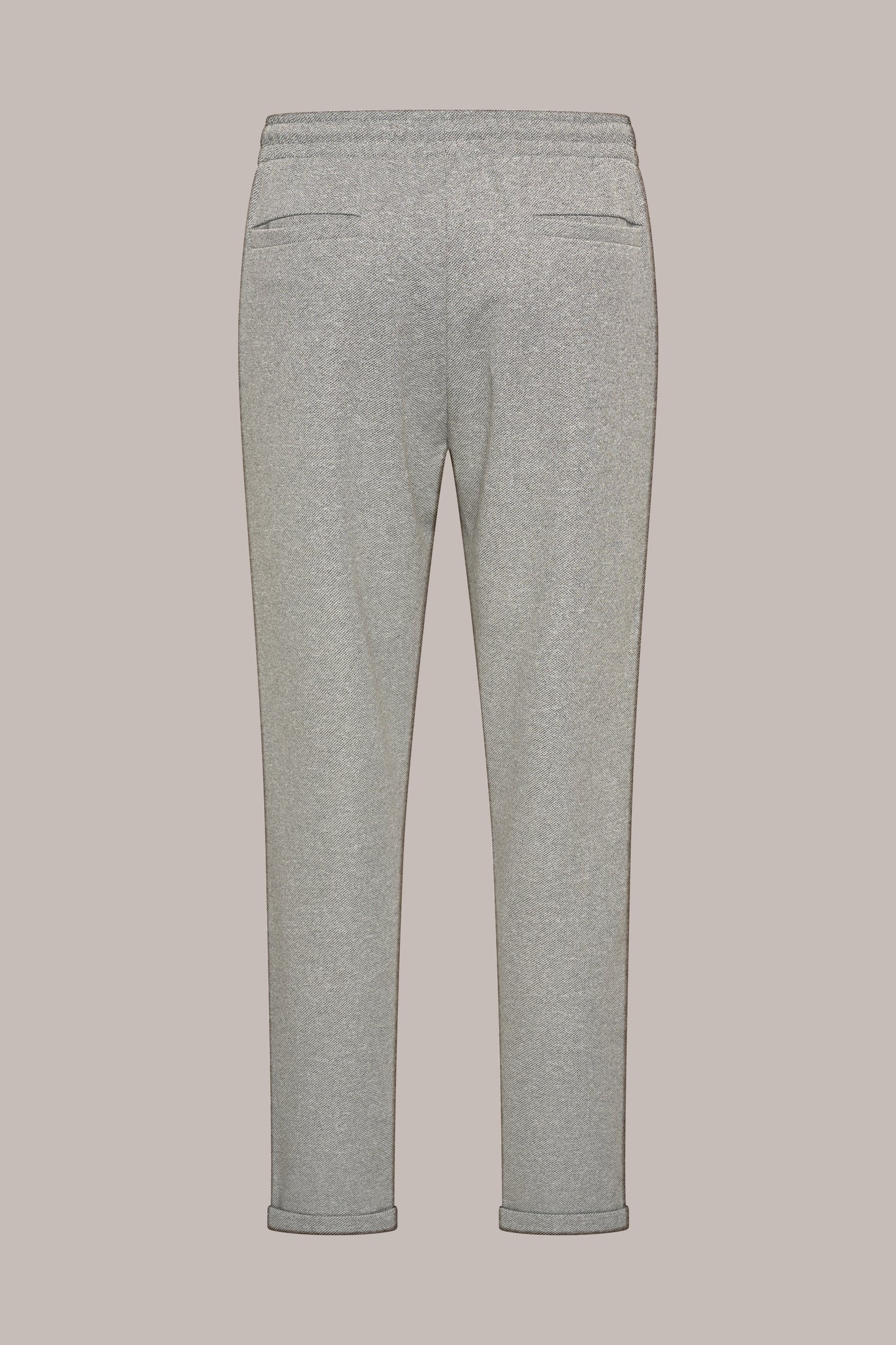 MAESON Knitted Jogg Pants Sterling Grey — achteraanzicht