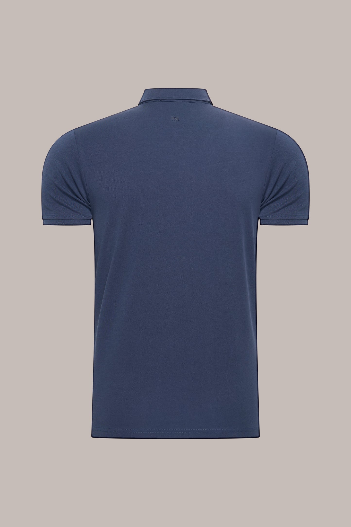 MAESON Polo Modal Essence Midnight Blue — achteraanzicht
