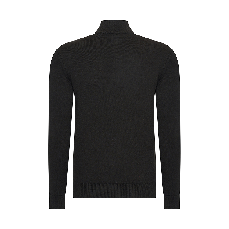 THE BELFORT HALF-ZIP - ONYX BLACK
