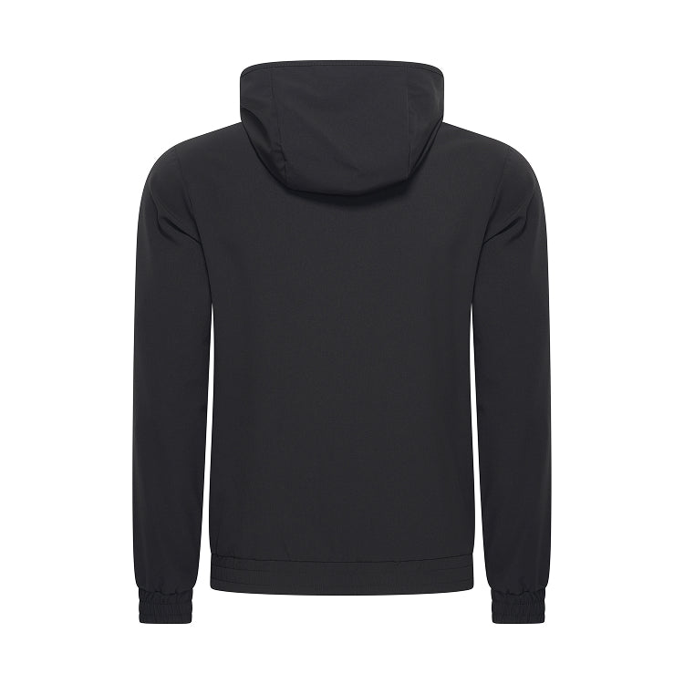 HOODED TECH STRETCH VEST - MIDNIGHT BLACK