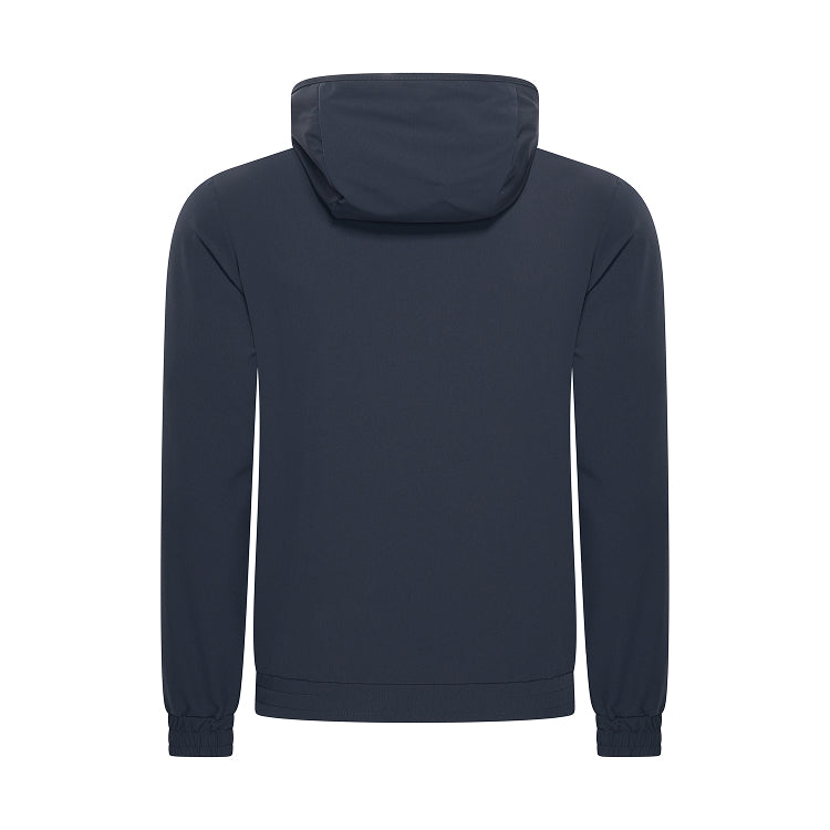 HOODED TECH STRETCH VEST - ROYAL NAVY