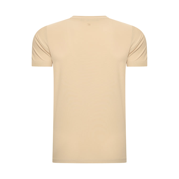 T-SHIRT SILKTOUCH PIQUE - IVORY BEIGE