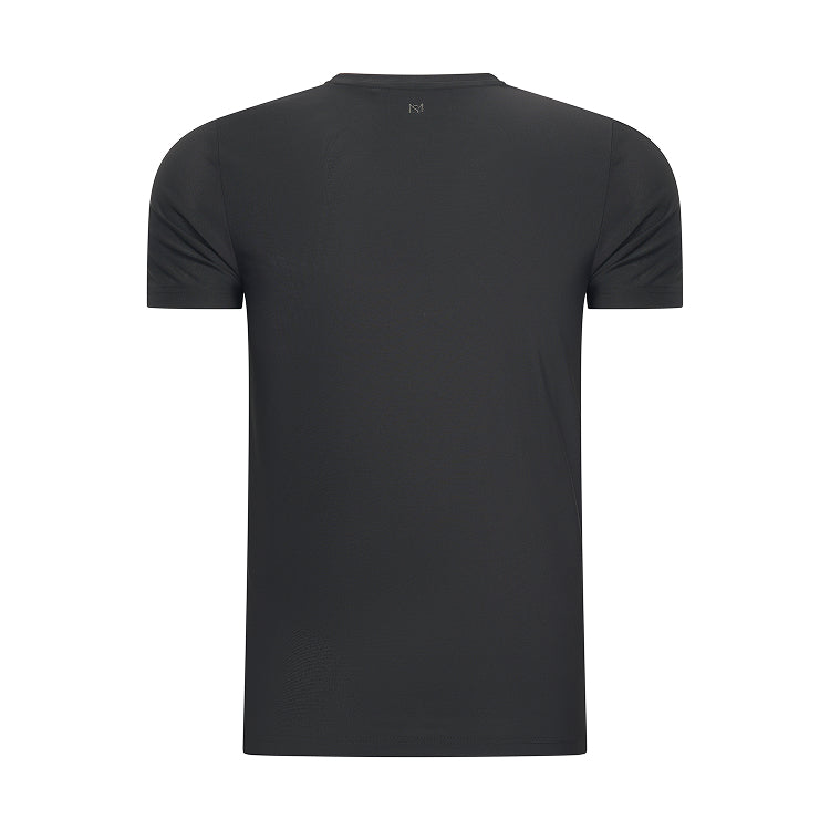 T-SHIRT SILKTOUCH PIQUE - ONYX BLACK
