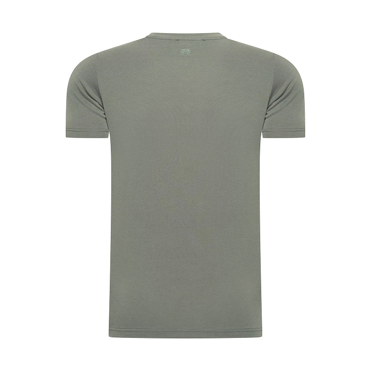 T-SHIRT MODAL ESSENCE - FROSTED OLIVE