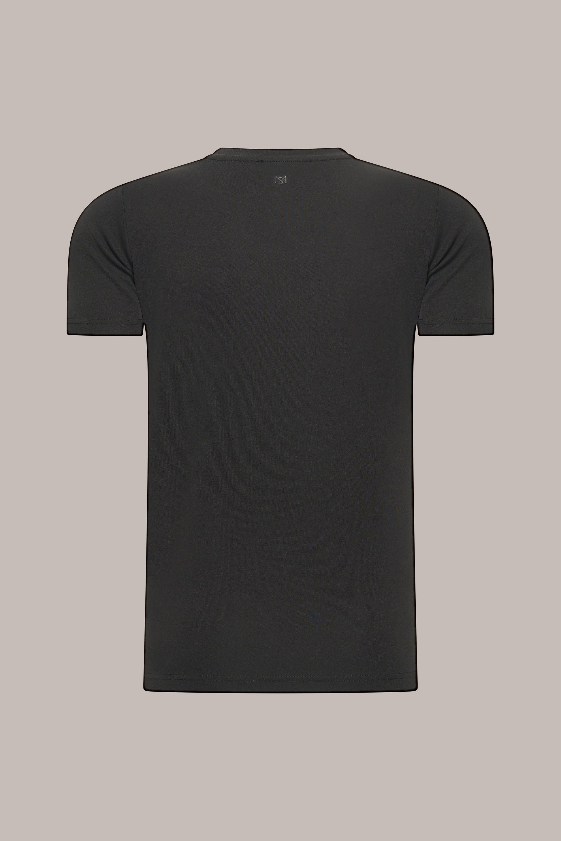 MAESON T-Shirt Modal Essence Onyx Black — achteraanzicht