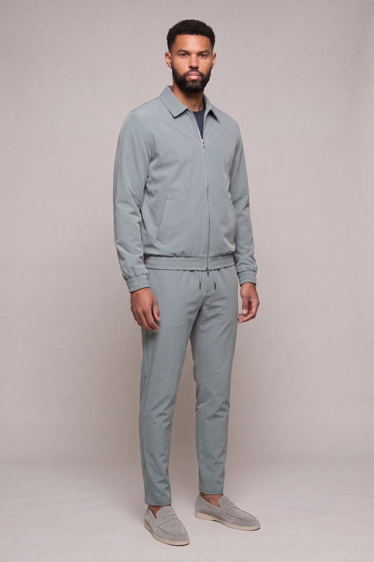 MAESON Tech Stretch Vest Storm Grey — model, vooraanzicht