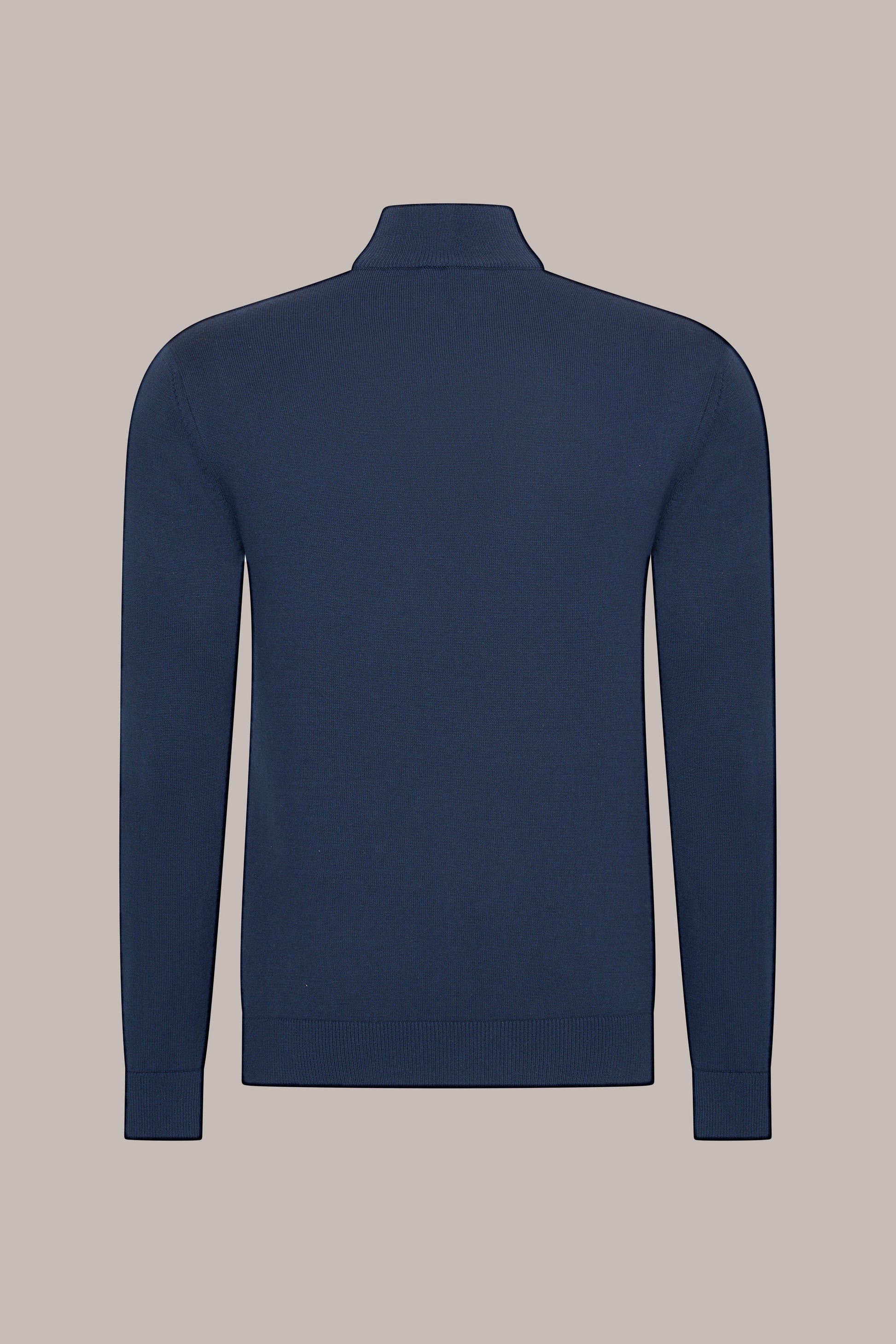 MAESON The Belfort Half-Zip Midnight Blue — achteraanzicht