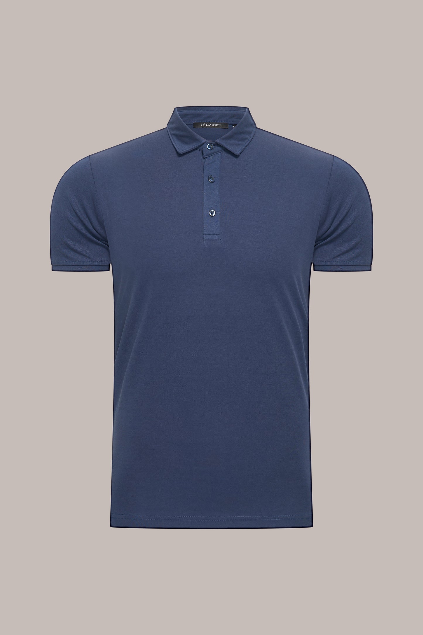 MAESON Polo Modal Essence Midnight Blue — vooraanzicht