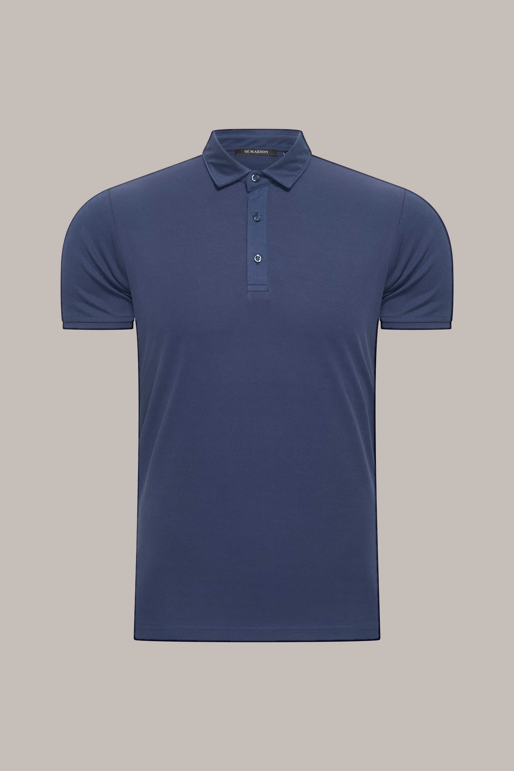 MAESON Polo Modal Essence Midnight Blue — vooraanzicht