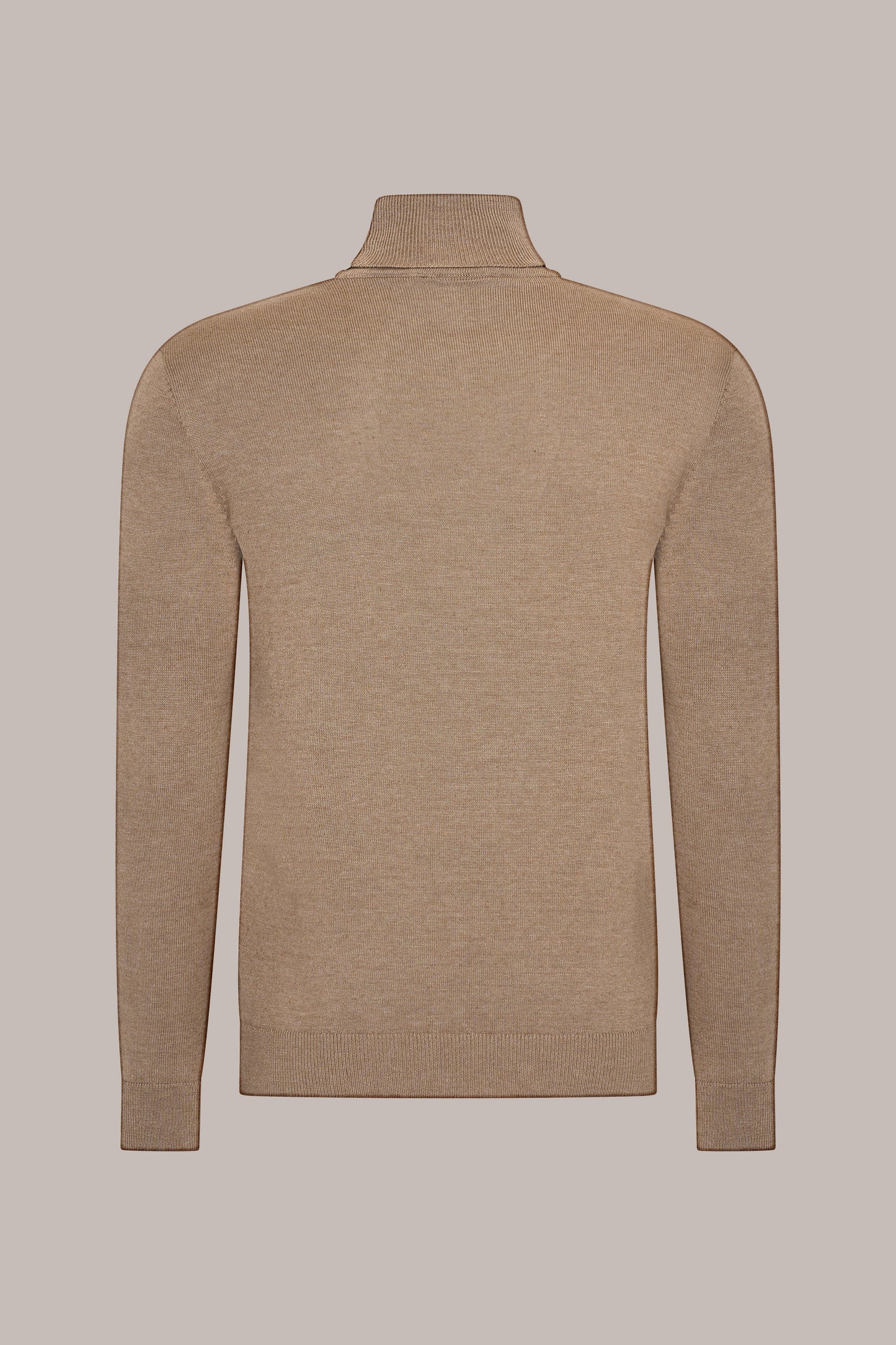 MAESON The Belfort Turtleneck Espresso Luxe — achteraanzicht