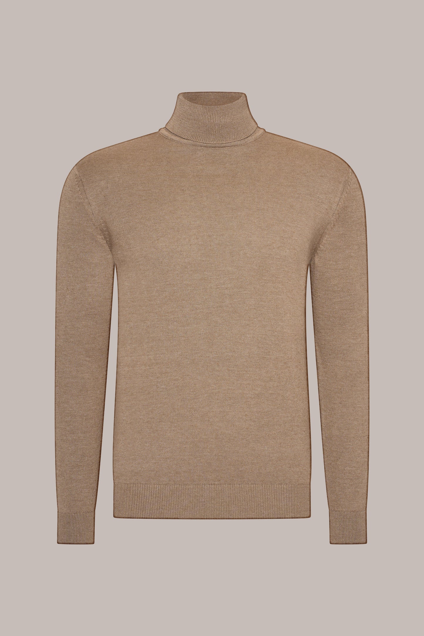 MAESON The Belfort Turtleneck Espresso Luxe — vooraanzicht