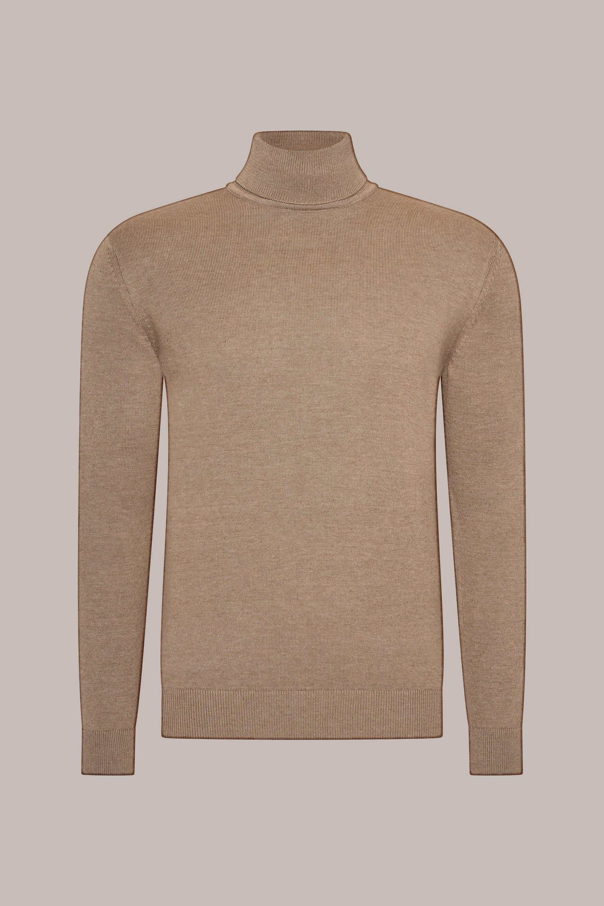 MAESON The Belfort Turtleneck Espresso Luxe — vooraanzicht