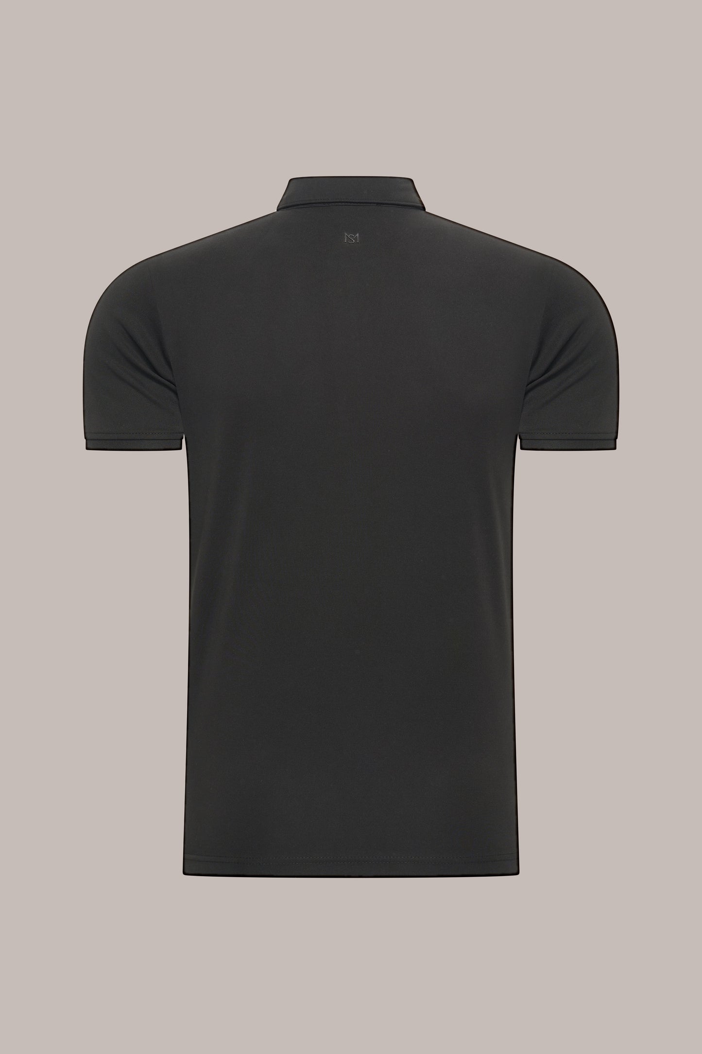 MAESON Polo Modal Essence Onyx Black — achteraanzicht