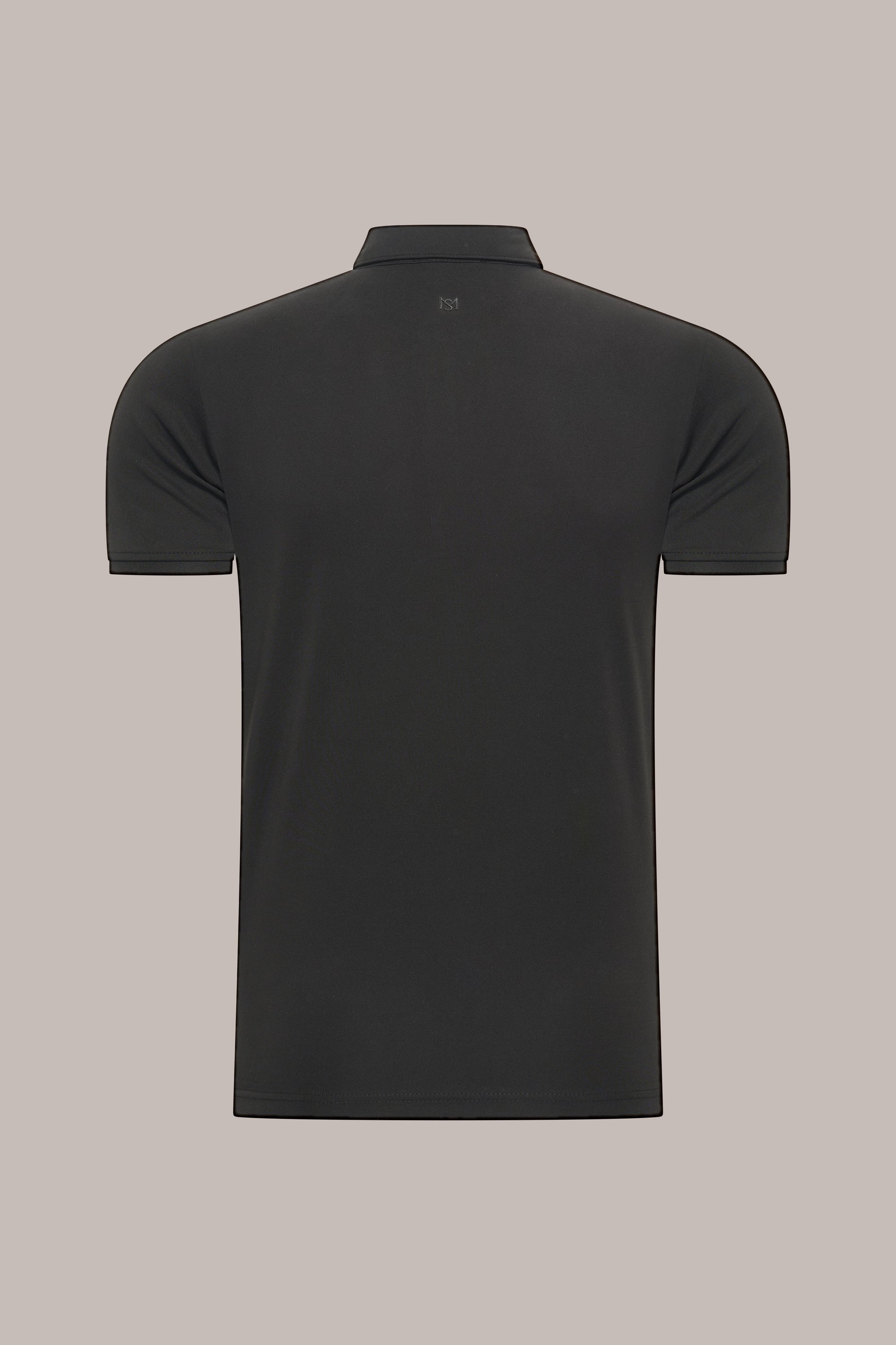 MAESON Polo Modal Essence Onyx Black — achteraanzicht