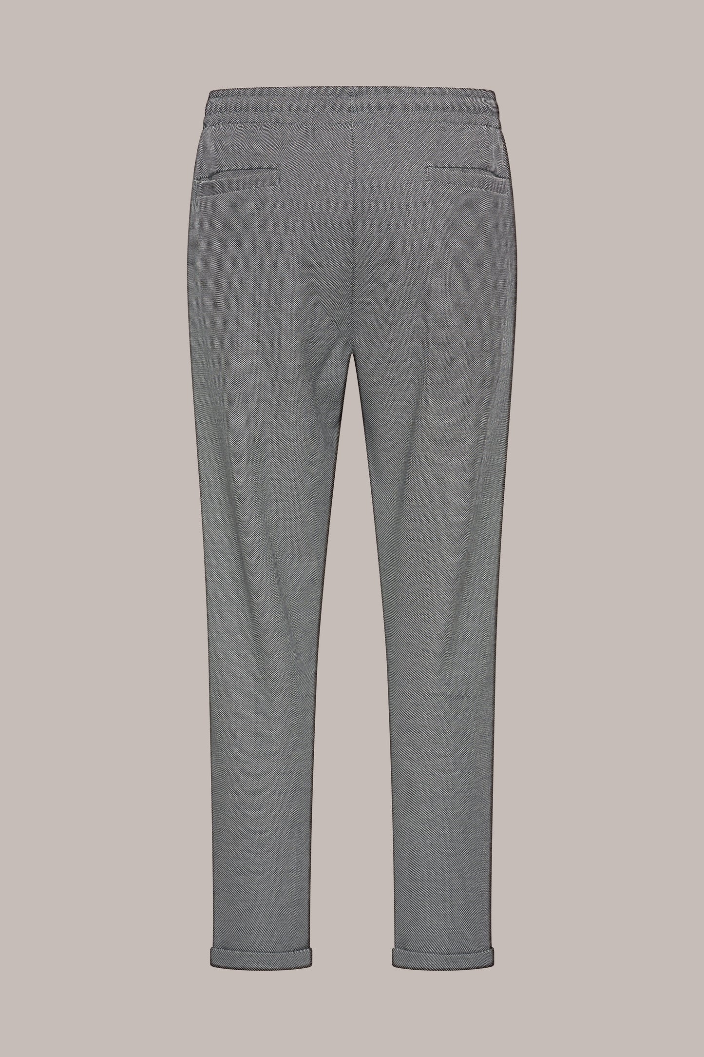 MAESON Knitted Jogg Pants Midnight Blue — achteraanzicht