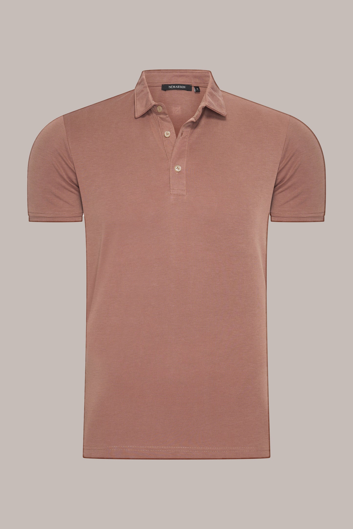 MAESON Polo Modal Essence Soft Mocha — vooraanzicht