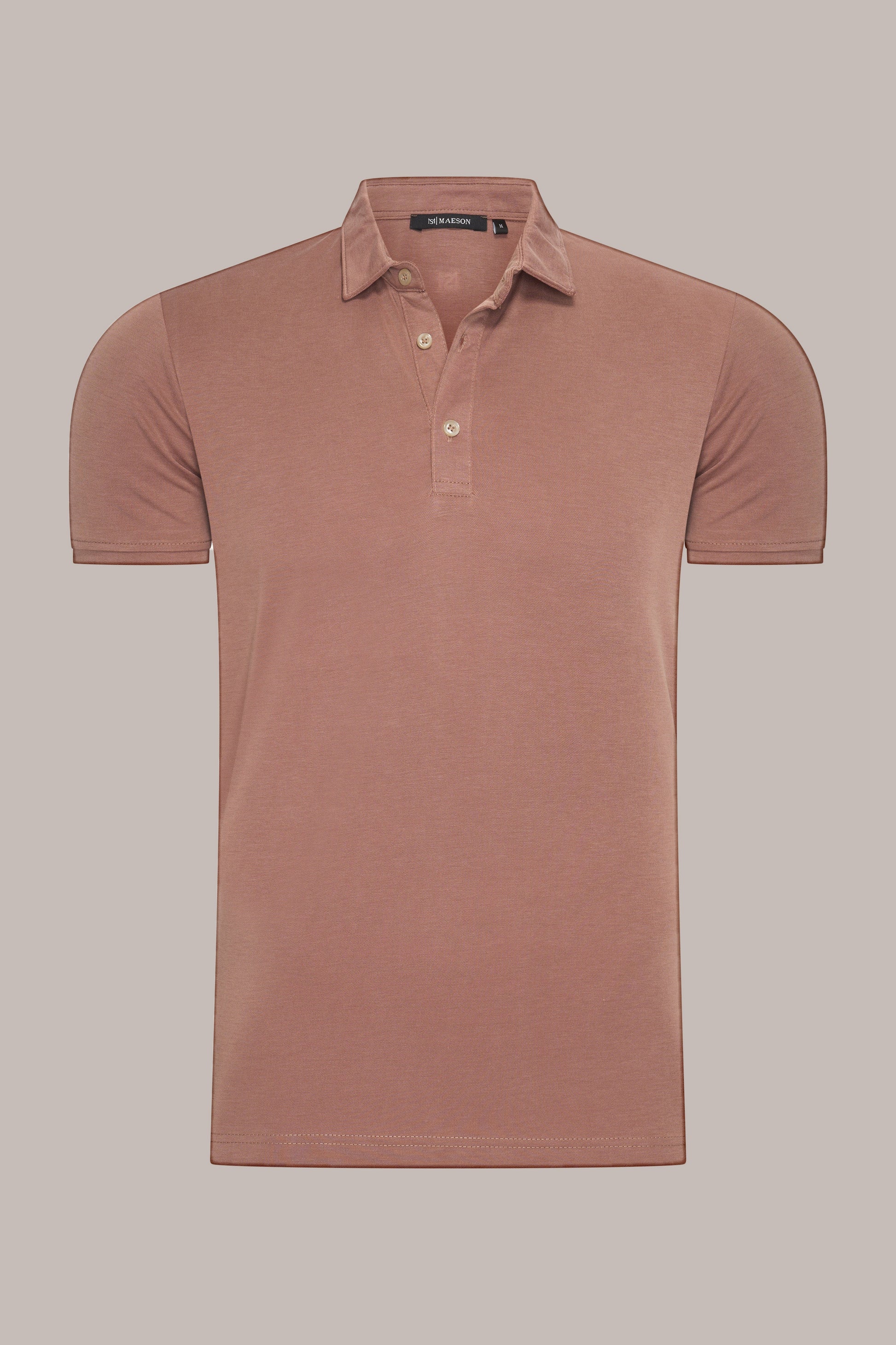 MAESON Polo Modal Essence Soft Mocha — vooraanzicht
