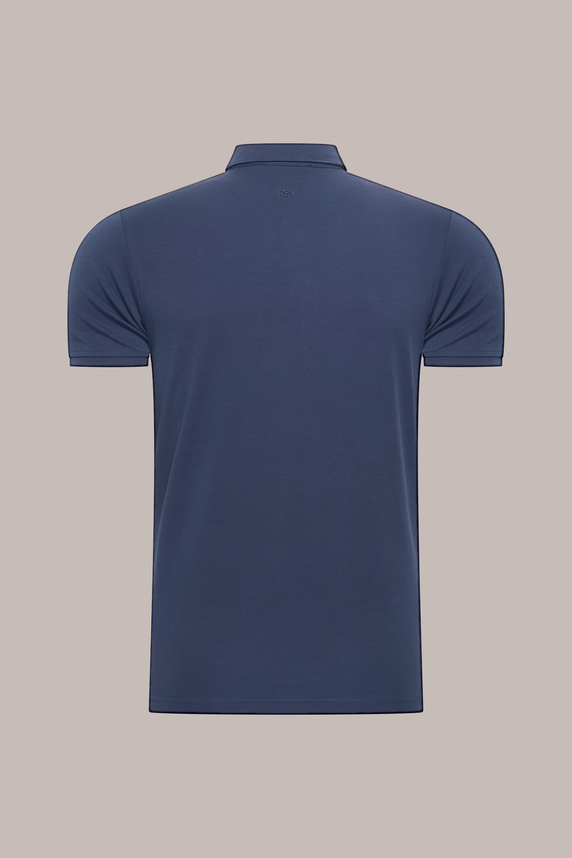 MAESON Polo Modal Essence Midnight Blue — achteraanzicht