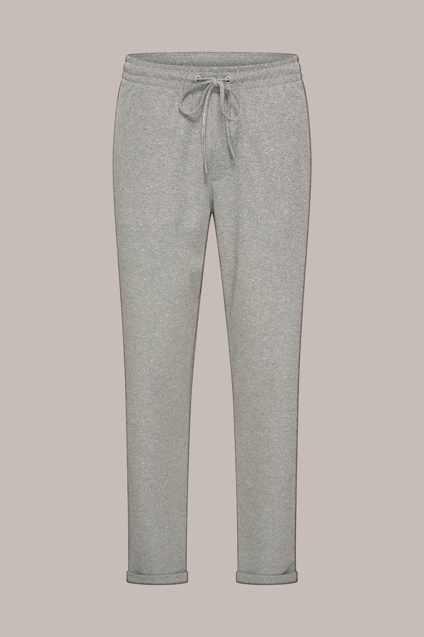 MAESON Knitted Jogg Pants Sterling Grey — vooraanzicht