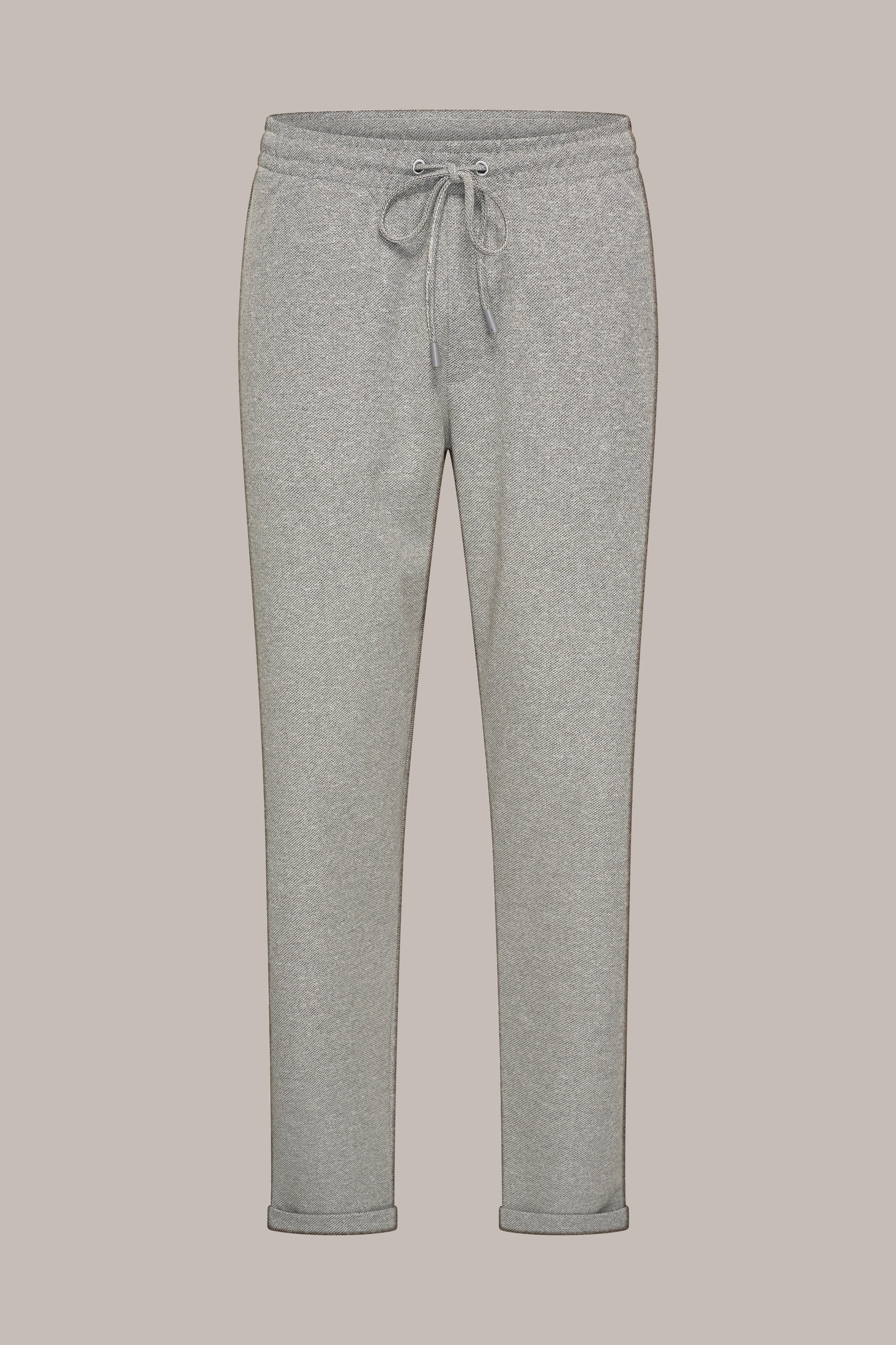 MAESON Knitted Jogg Pants Sterling Grey — vooraanzicht