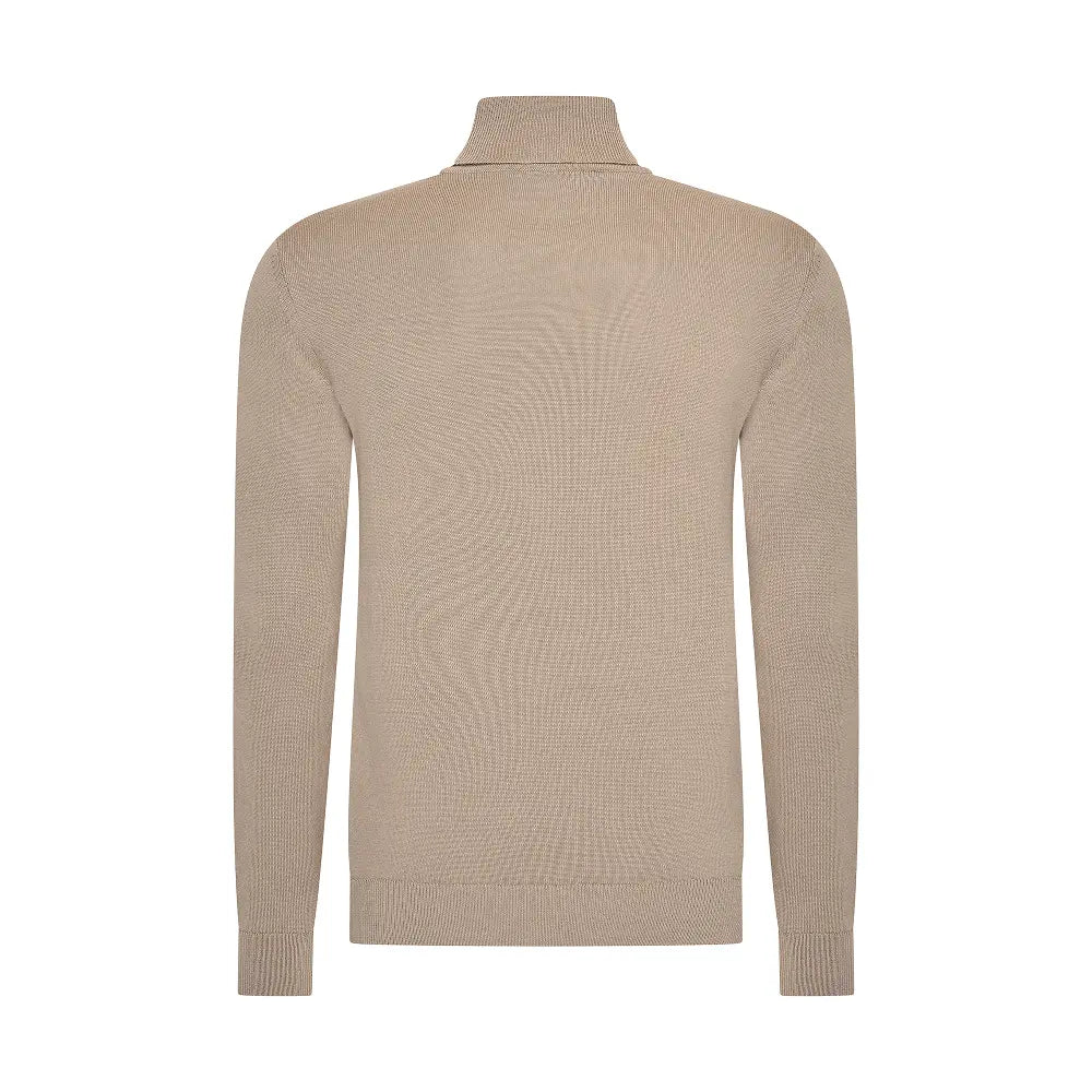 THE BELFORT TURTLENECK - DUNE TAUPE