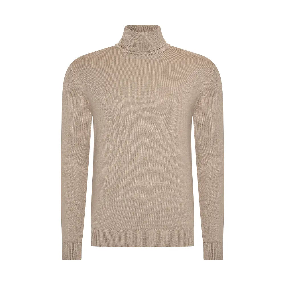 THE BELFORT TURTLENECK - DUNE TAUPE