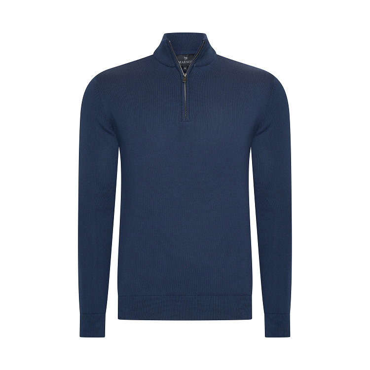 THE BELFORT HALF-ZIP - MIDNIGHT BLUE