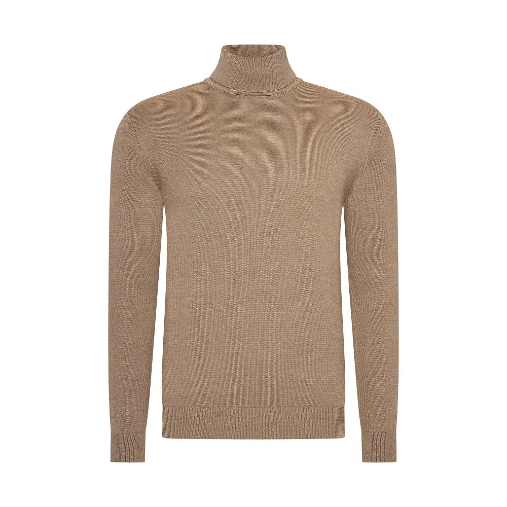 THE BELFORT TURTLENECK - ESPRESSO LUXE