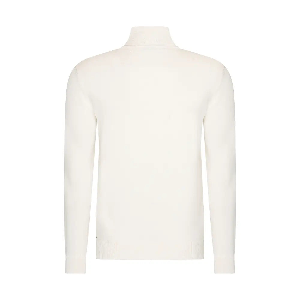 THE BELFORT TURTLENECK - IVORY OFF-WHITE