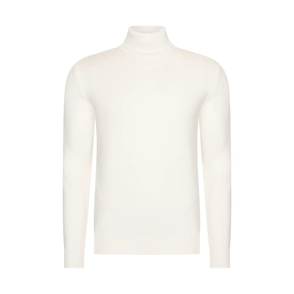 THE BELFORT TURTLENECK - IVORY OFF-WHITE