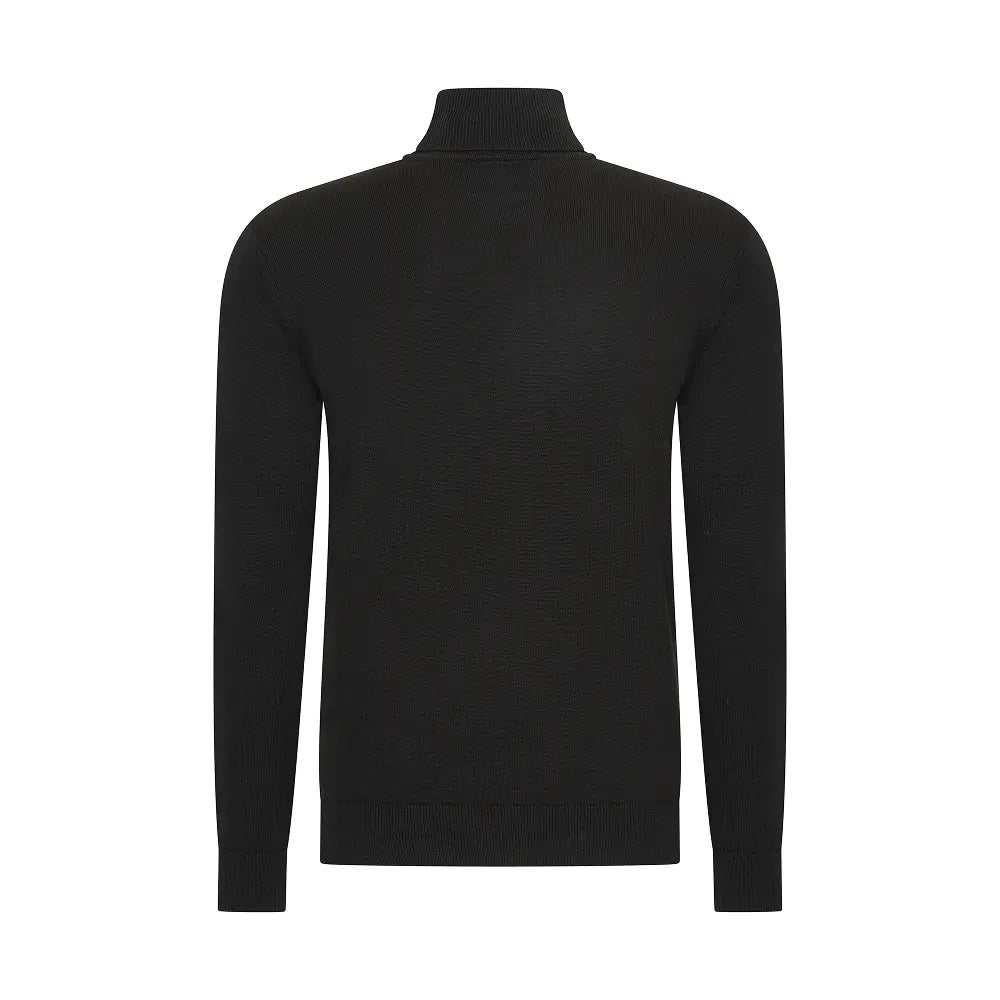 THE BELFORT TURTLENECK - ONYX BLACK