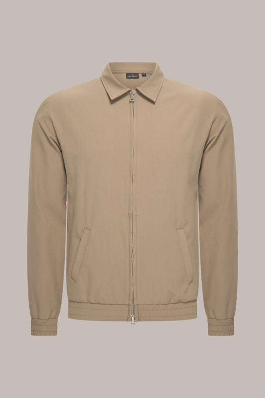 MAESON Tech Stretch Vest Bronzed Camel — vooraanzicht
