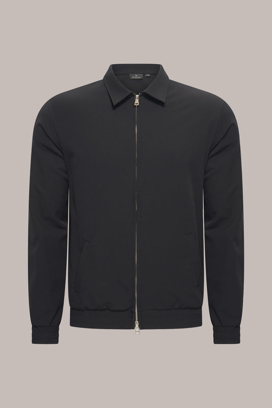 MAESON Tech Stretch Vest Midnight Black — vooraanzicht