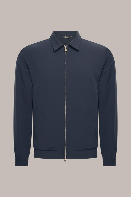 MAESON Tech Stretch Vest Royal Navy — vooraanzicht