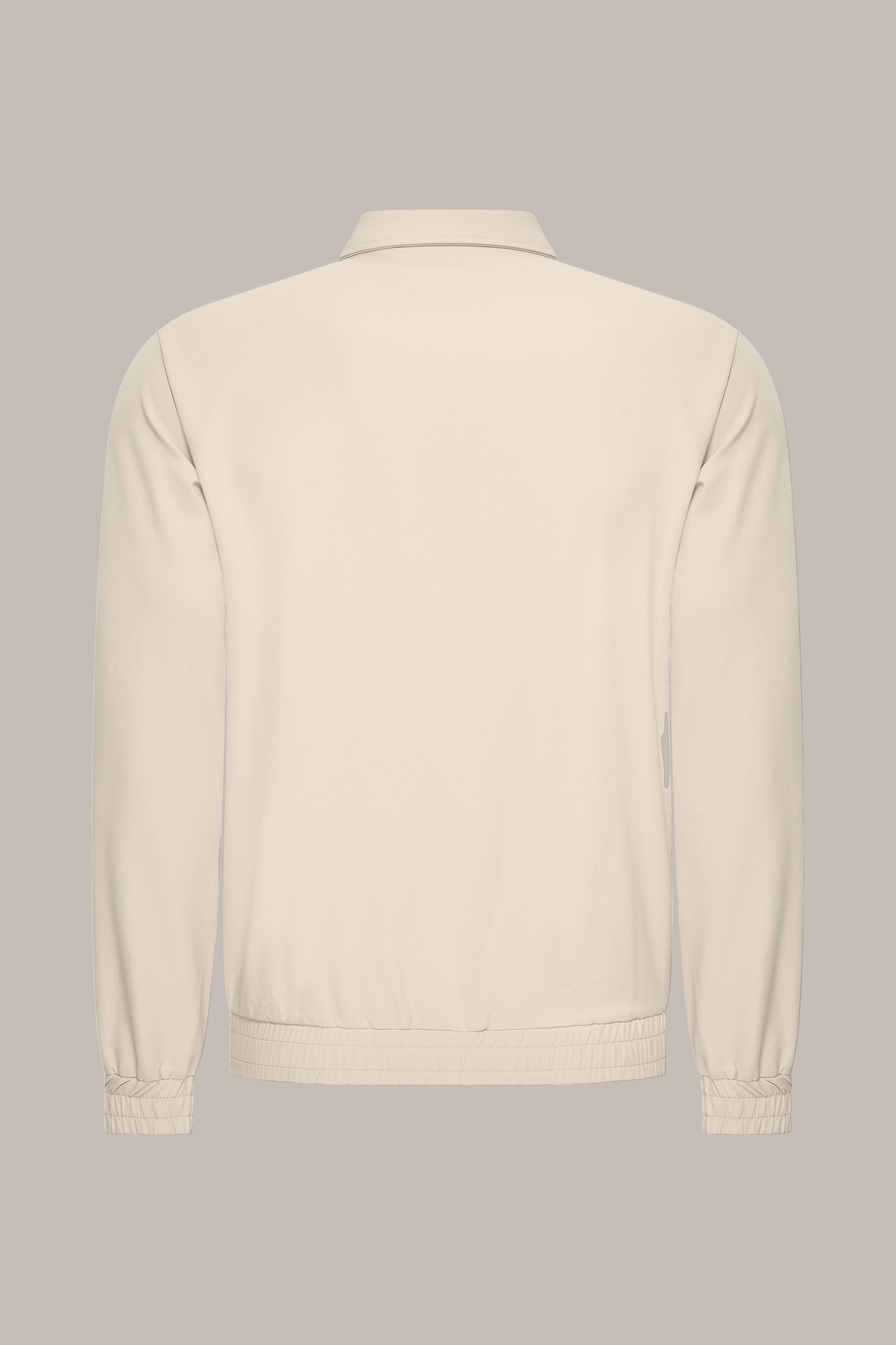MAESON Tech Stretch Vest Silk Beige — achteraanzicht