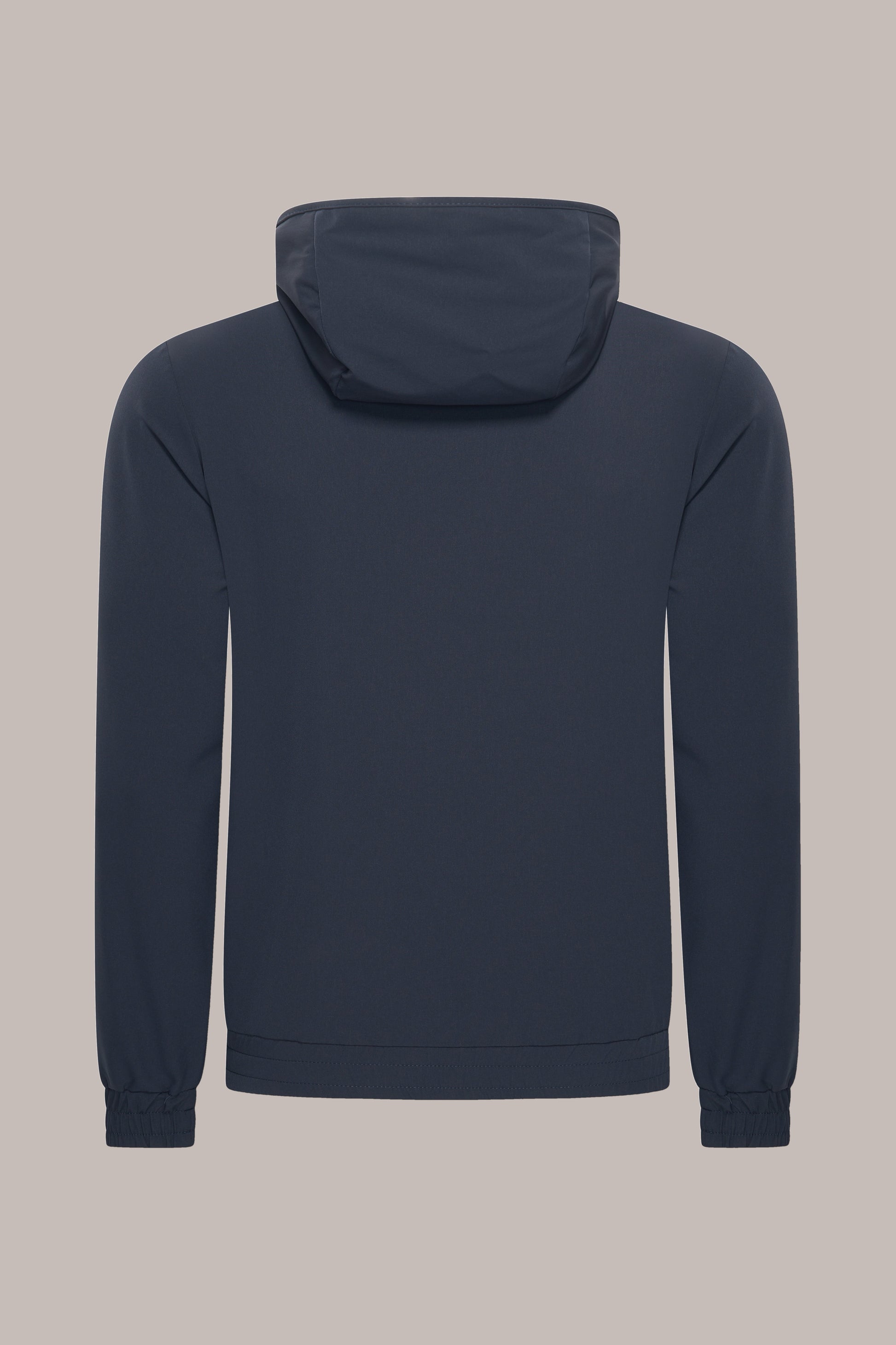 MAESON Hooded Tech Stretch Vest Royal Navy — achteraanzicht