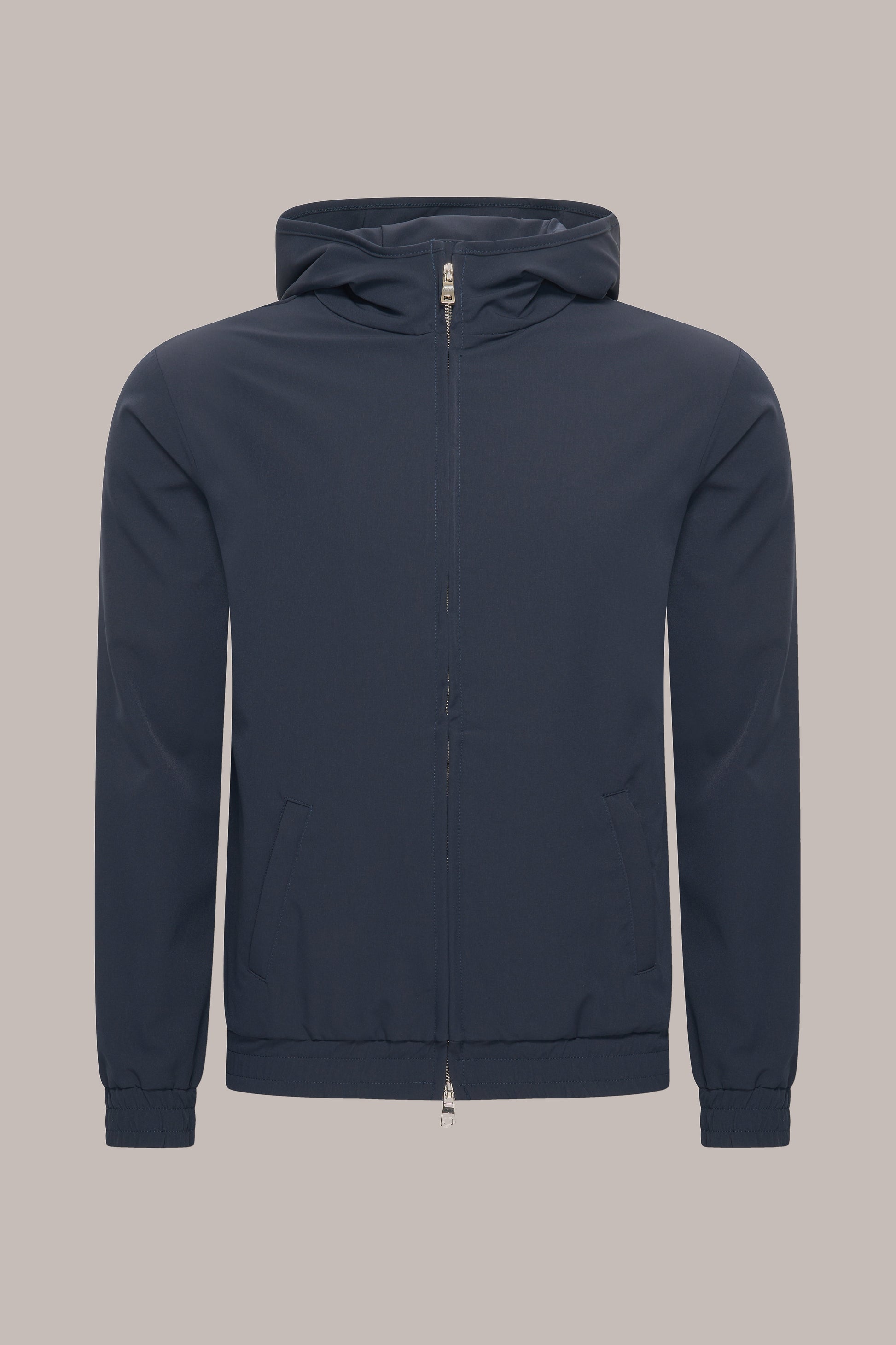 MAESON Hooded Tech Stretch Vest Royal Navy — vooraanzicht