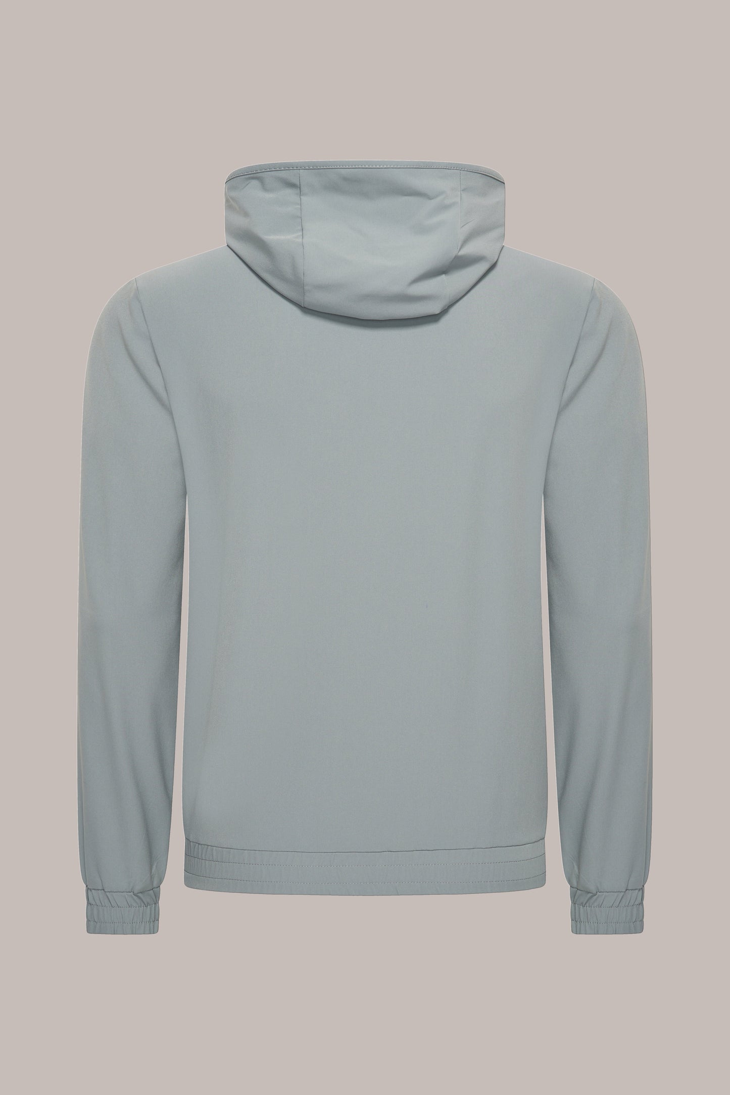 MAESON Hooded Tech Stretch Vest Storm Grey — achteraanzicht