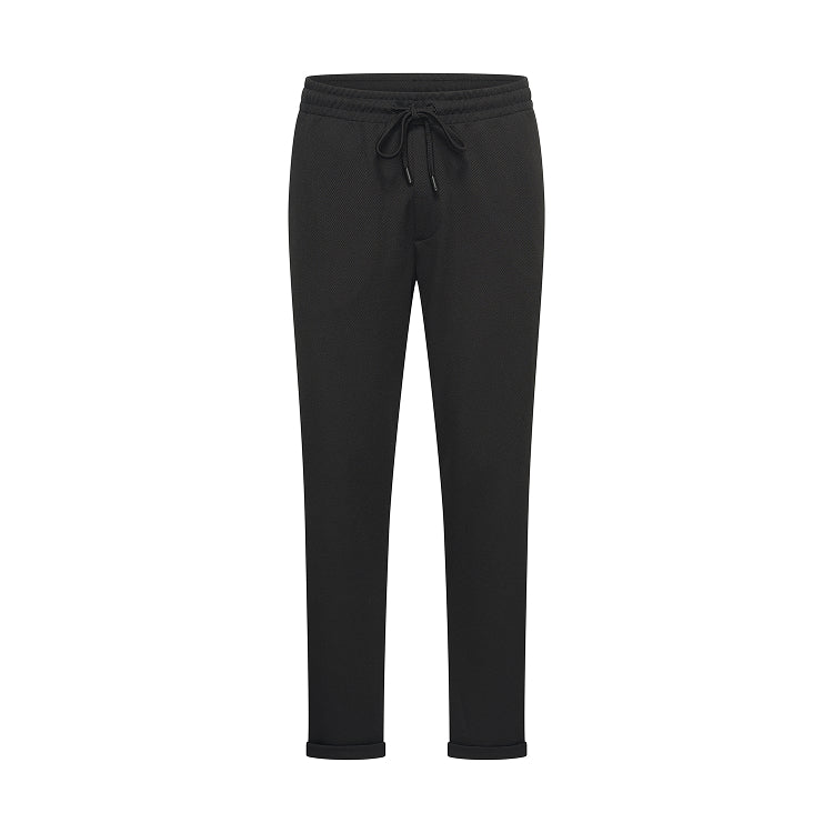 KNITTED JOGG PANTS - ONYX BLACK