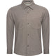 KNITTED OVERSHIRT - MOCHA BROWN
