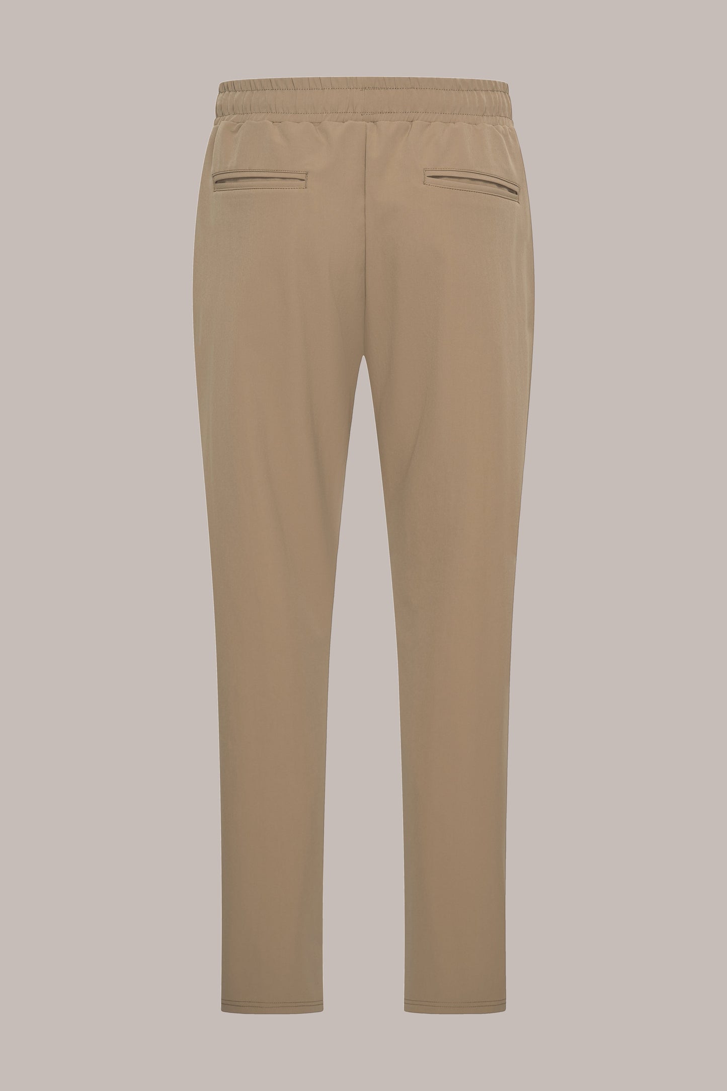 MAESON Tech Stretch Pants Bronzed Camel — achteraanzicht