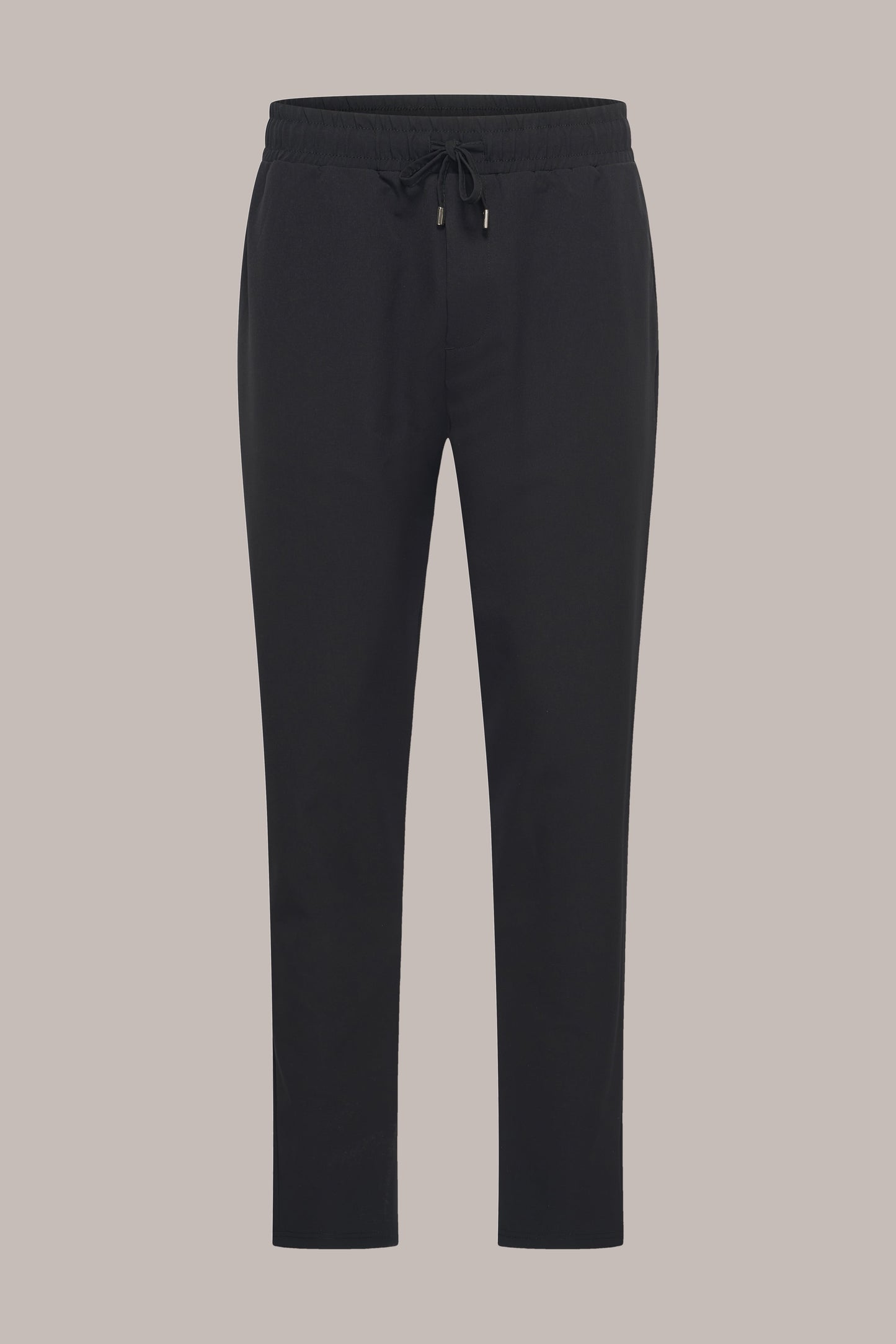 MAESON Tech Stretch Pants Midnight Black — vooraanzicht