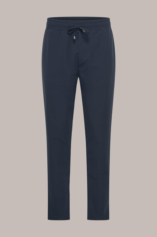 MAESON Tech Stretch Pants Royal Navy — vooraanzicht