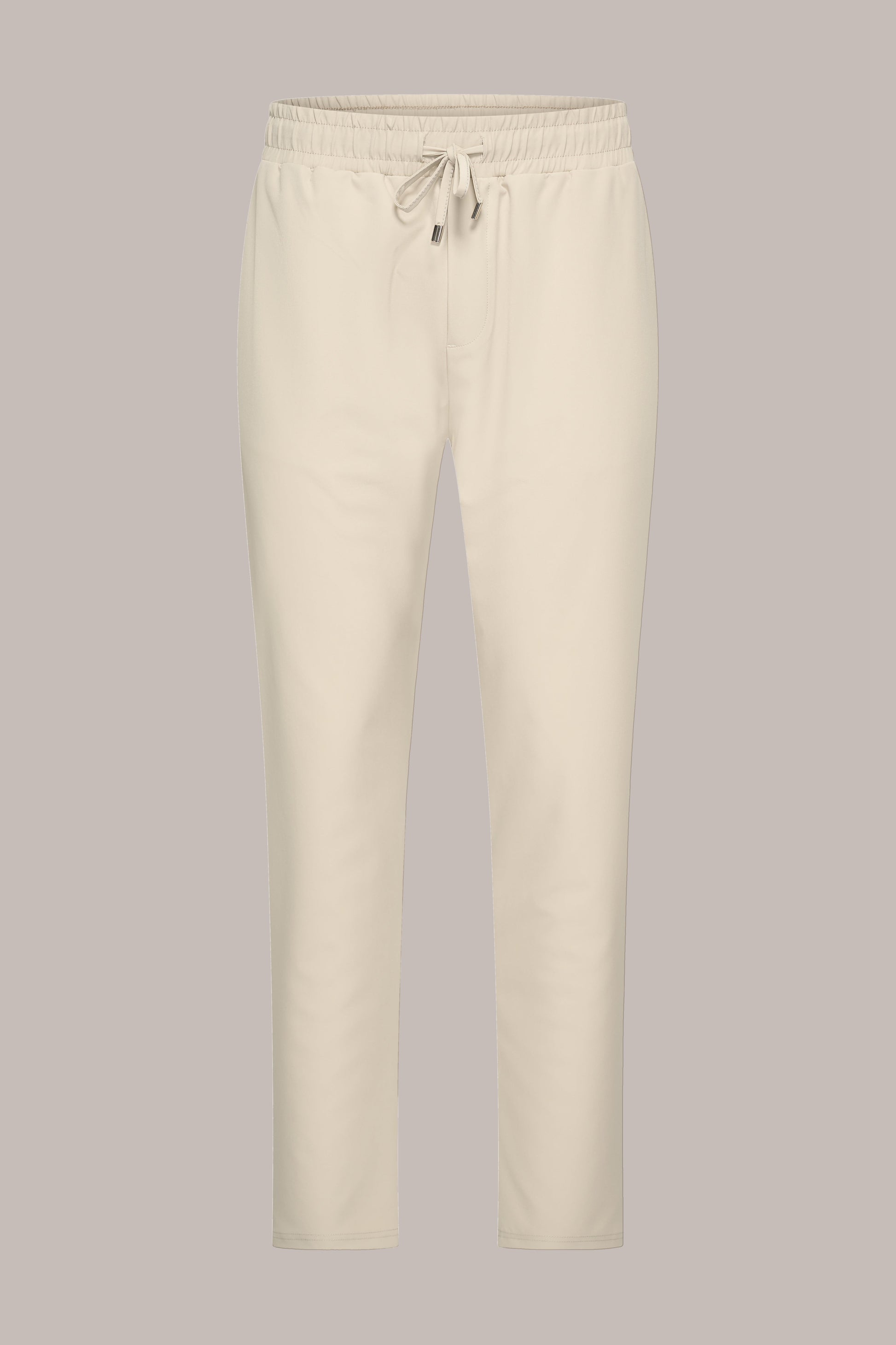 MAESON Tech Stretch Pants Silk Beige — vooraanzicht