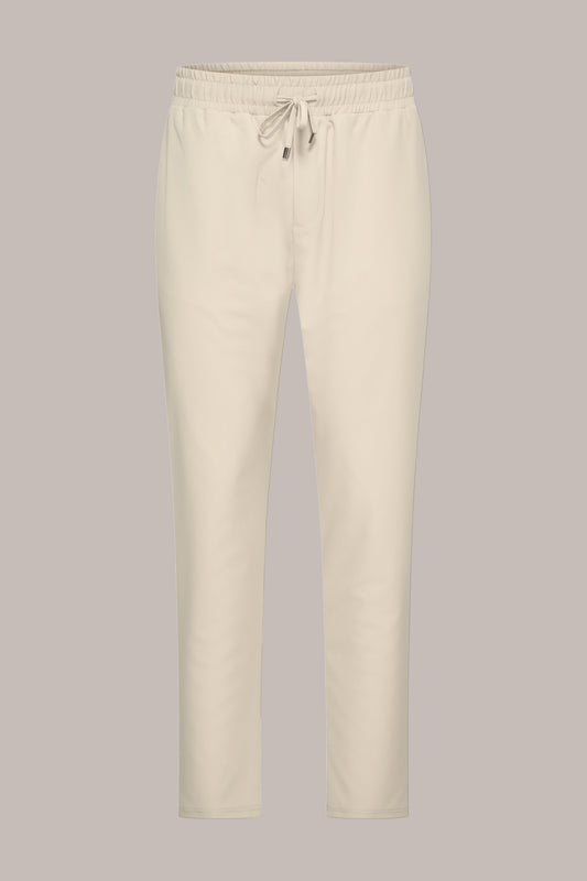 MAESON Tech Stretch Pants Silk Beige — vooraanzicht