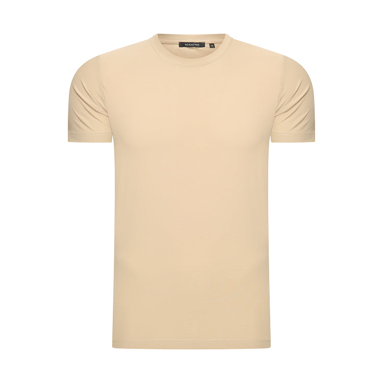 T-SHIRT SILKTOUCH PIQUE - IVORY BEIGE