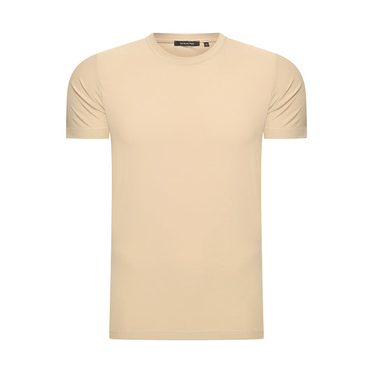 T-SHIRT SILKTOUCH PIQUE - IVORY BEIGE
