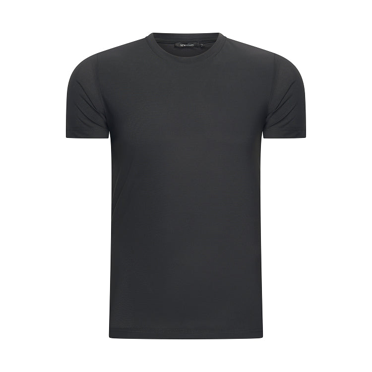 T-SHIRT SILKTOUCH PIQUE - ONYX BLACK