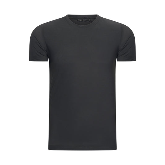 T-SHIRT SILKTOUCH PIQUE - ONYX BLACK