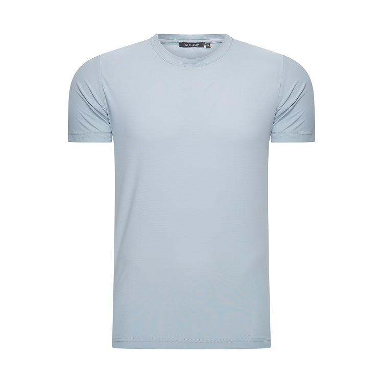 T-SHIRT SILKTOUCH PIQUE - SLATE GREY